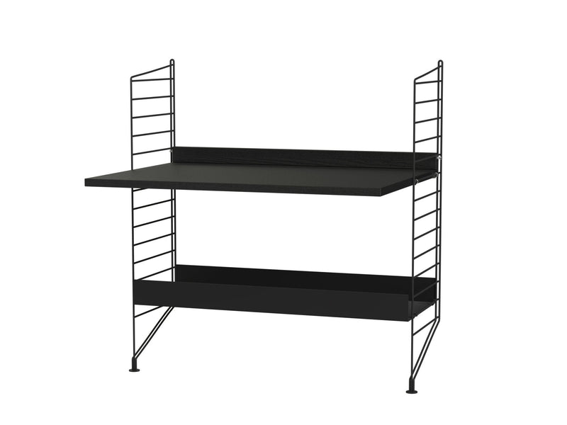 String Kids Room Shelving/Desk - Unit A - String Furniture - Shelving - White - HORNE
