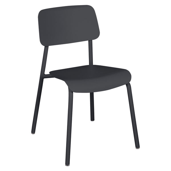 Studie Chair - Set of 2 - Fermob - Outdoor Furniture - Anthracite - HORNE