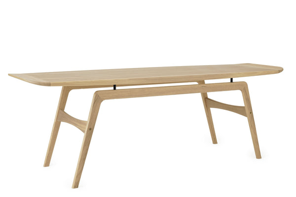 Surfboard Coffee Table - Warm Nordic - Tables - Oak - Without Shelf - HORNE