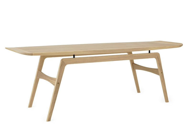 Surfboard Coffee Table - Warm Nordic - Tables - Oak - Without Shelf - HORNE