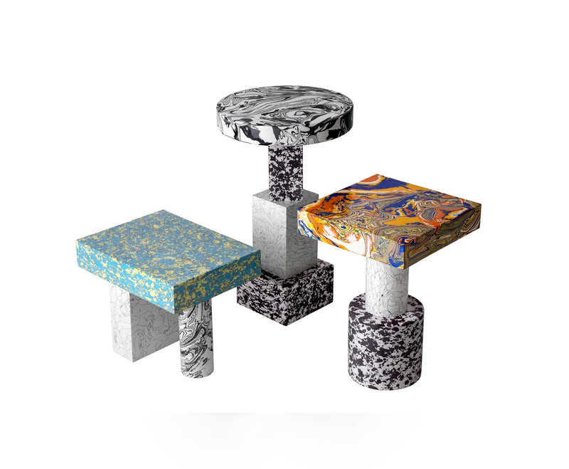 Swirl Side Table - Extra Large - Tom Dixon - Tables + Desks - HORNE