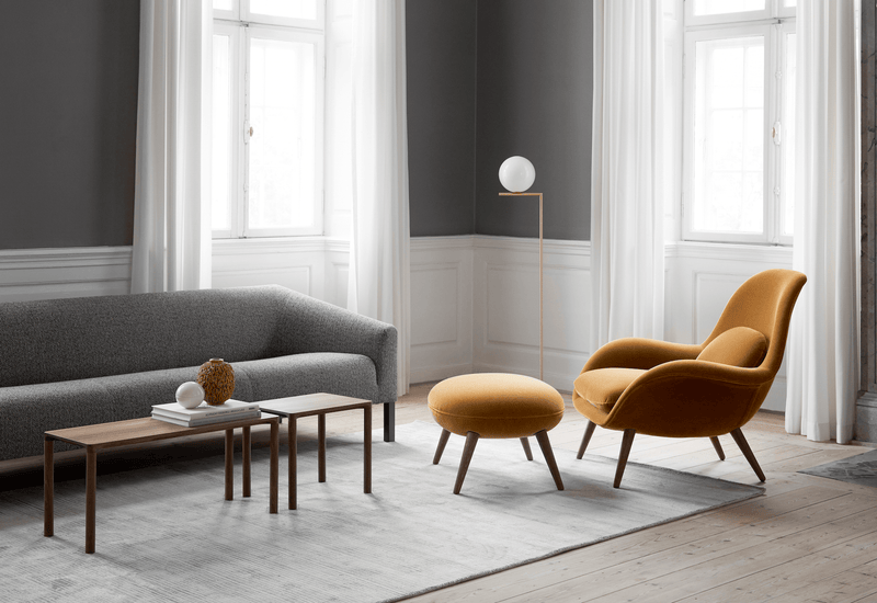 Swoon Lounge - Oiled Oak - Fredericia - Chairs - Hallingdal 180 - HORNE