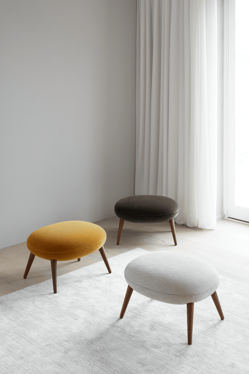 Swoon Ottoman - Smoked Oak - Fredericia - Stools + Benches + Ottomans - Ruskin 33 - HORNE