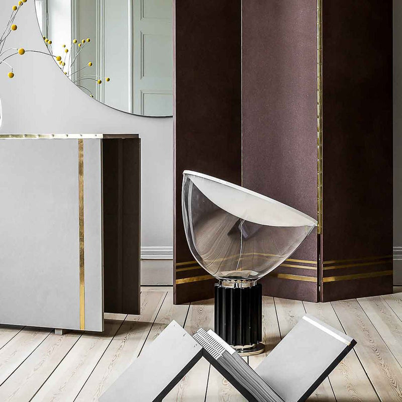 Taccia Dimmable Table Lamp - Flos - Table + Task - Anodize Silver - HORNE