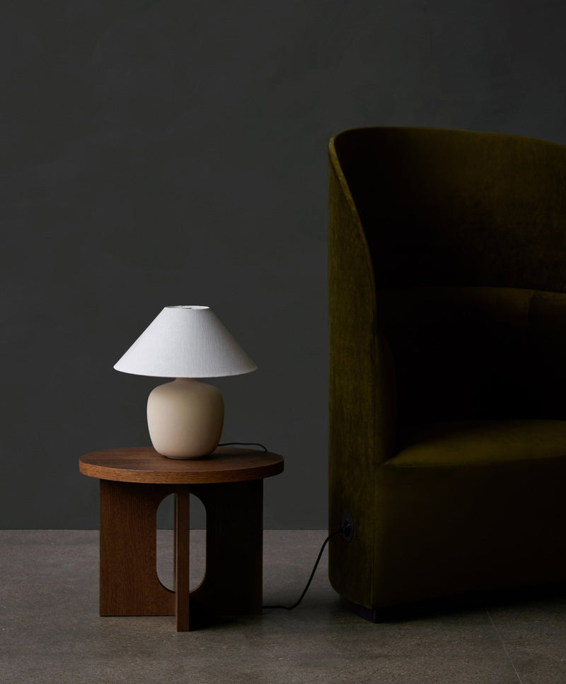Tearoom Lounge Chair, High Back - Audo Copenhagen - Chairs - Boucle 02 - With Power Outlet - HORNE