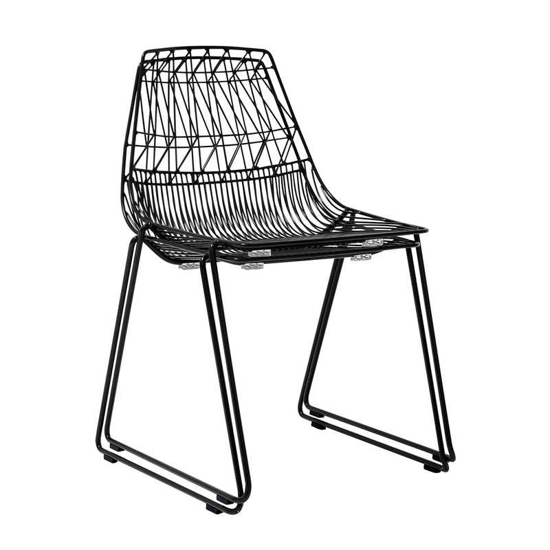 The Lucy Stacking Chair - Set of 2 - Bend Goods - Chairs - White - No Seat Pad - HORNE