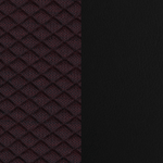 Mosaic 682/ Black Leather/ Black Oak