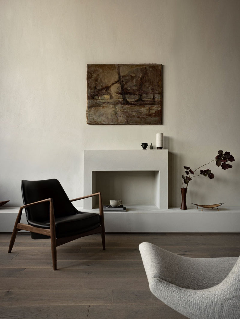 The Seal Lounge Chair - Low Back - Audo Copenhagen Chairs - Natural Oak - Dakar Leather - 0329 Brown - HORNE