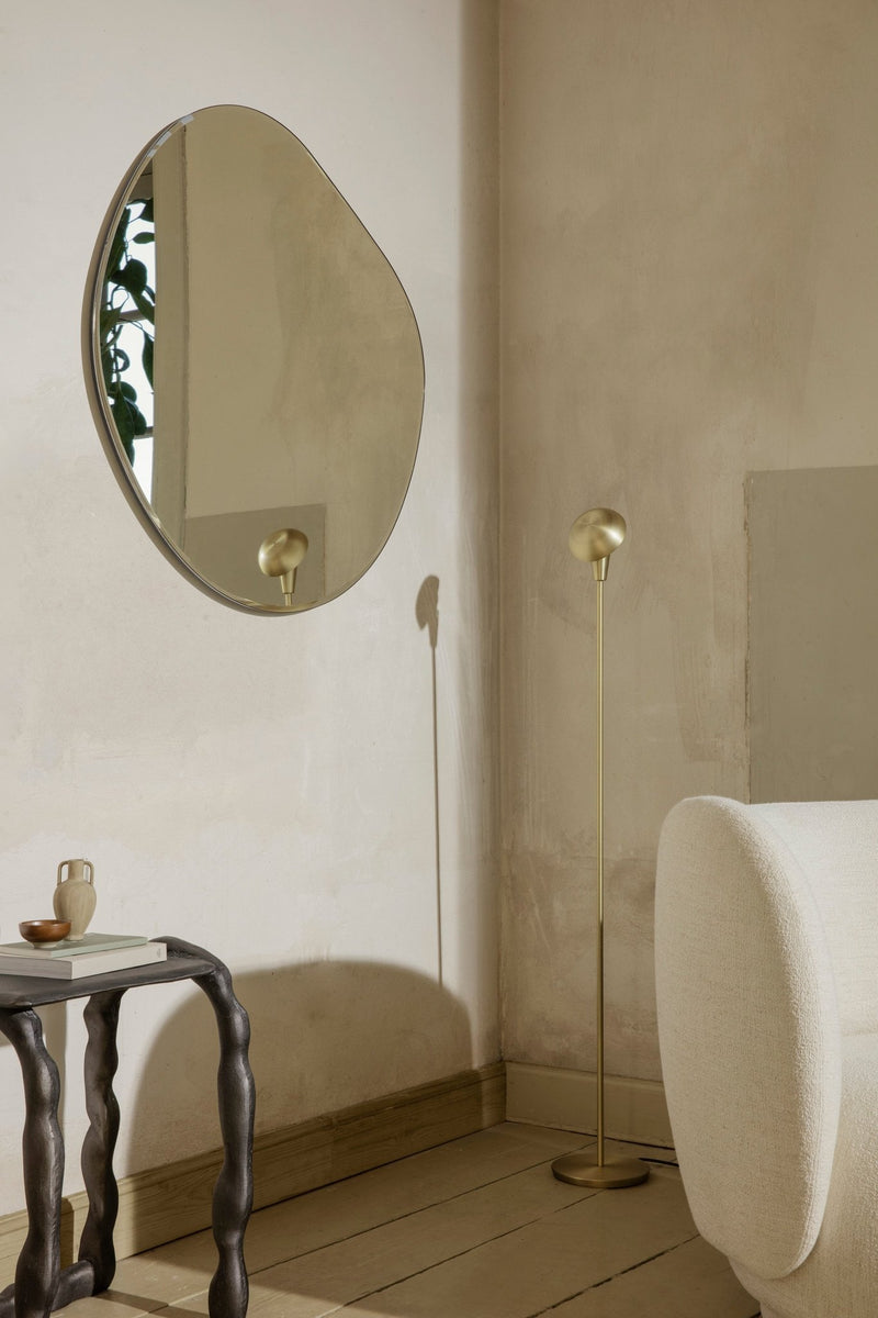 Tiny Floor Lamp - Ferm Living - Floor Lamps - Brass - HORNE