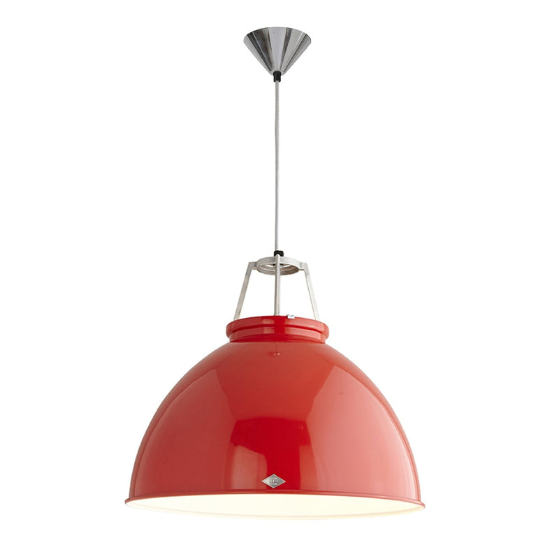 Titan 5 Pendant - Red - Original BTC - Pendants - Red w/ Gold Interior - HORNE