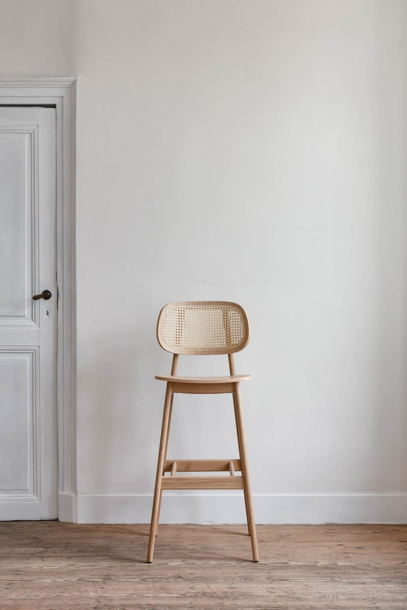 Titus Bar Stool - Vincent Sheppard - Stools + Benches + Ottomans - Black Stained Oak - HORNE