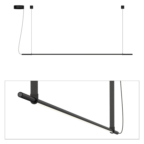 T.O. Pendant - Pablo Designs - Pendants - Matte Black - Graphite - HORNE