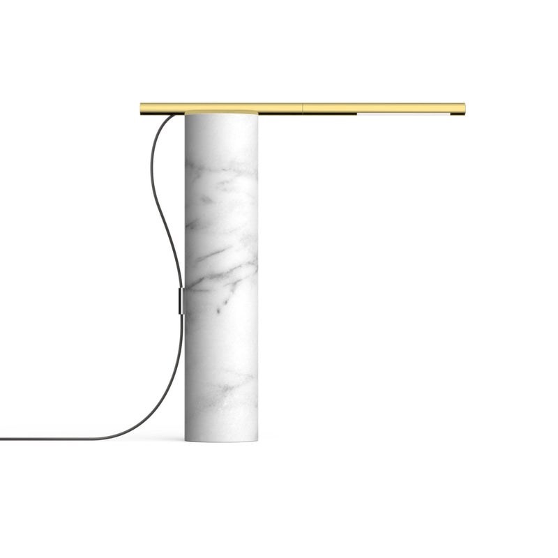 T.O Table Lamp - Pablo Designs - Table + Task - Black Marble/Brass - HORNE