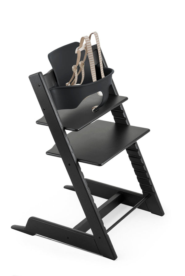 Tripp Trapp High Chair Oak - Stokke - Kids' + Baby Furniture - Oak Black - HORNE