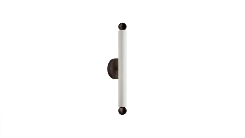 Tube Sconce/Flush Mount - Workstead - Wall Sconces - Hewn Brass - HORNE
