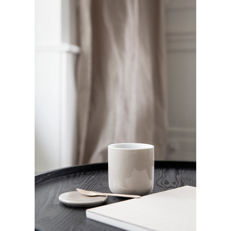 Turning Table - Audo Copenhagen - Tables + Desks - Oak & Black Chrome - HORNE