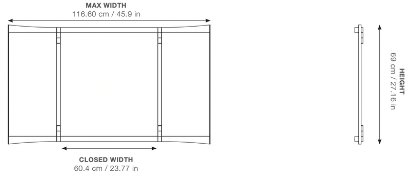 Vanity Mirror 3 - Gubi - Mirrors - HORNE