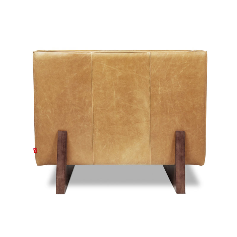 Wallace Chair - Gus* Modern - Chairs - Canyon Whiskey Leather - HORNE