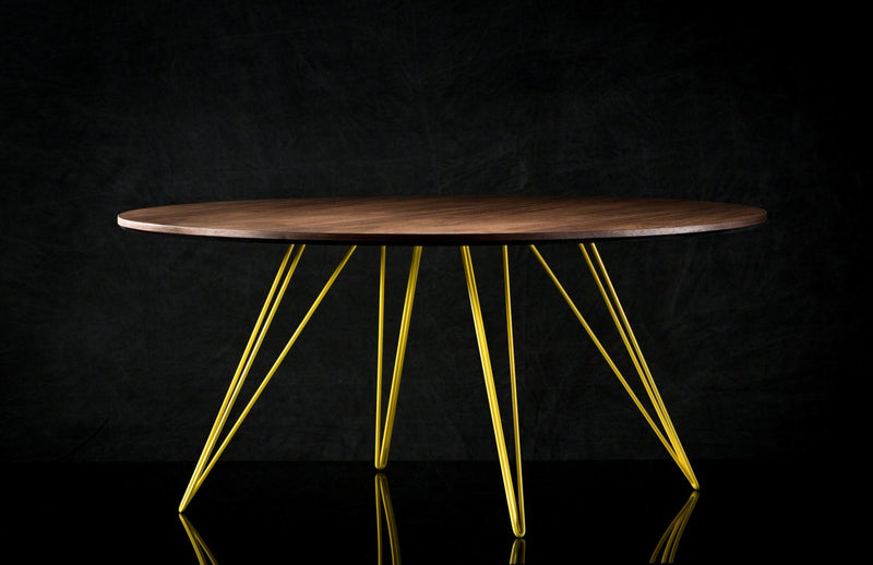 Williams Coffee Table - Large Circle - Tronk - Tables + Desks - Maple - Blood Red - HORNE