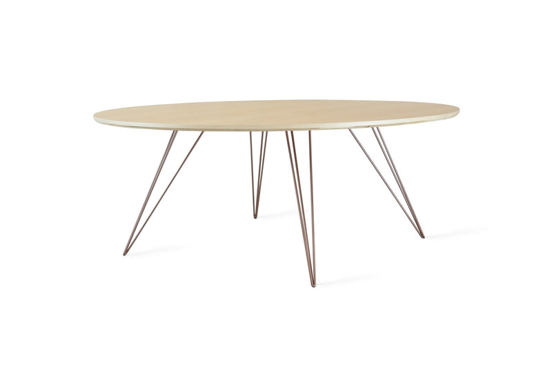 Williams Coffee Table - Large Circle - Tronk - Tables + Desks - Maple - Blood Red - HORNE
