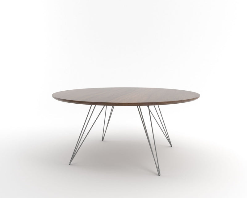 Williams Coffee Table - Large Circle - Tronk - Tables + Desks - Maple - Blood Red - HORNE