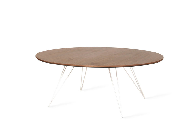 Williams Coffee Table - Large Circle - Tronk - Tables + Desks - Maple - Blood Red - HORNE