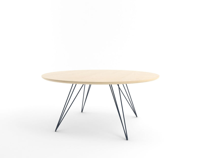 Williams Coffee Table - Large Circle - Tronk - Tables + Desks - Maple - Blood Red - HORNE