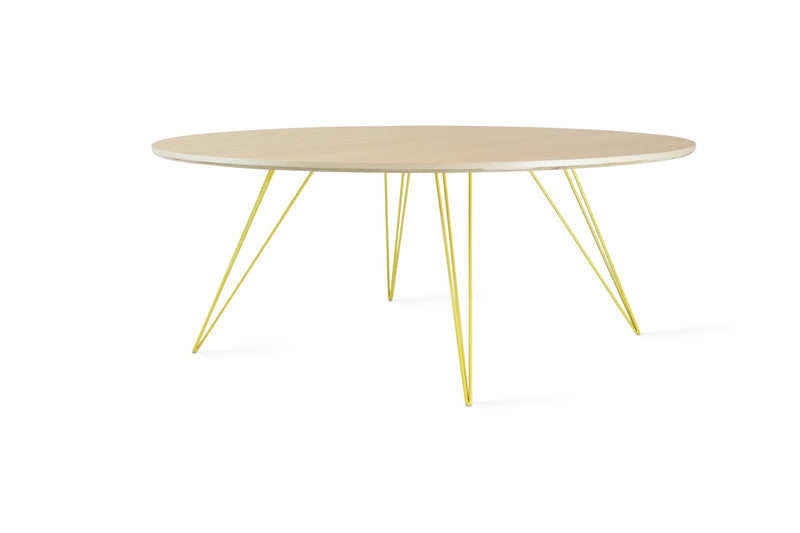 Williams Coffee Table - Large Circle - Tronk - Tables + Desks - Maple - Blood Red - HORNE