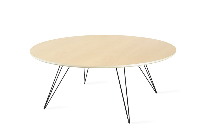 Williams Coffee Table - Large Oval - Tronk - Tables + Desks - Maple - Blood Red - HORNE