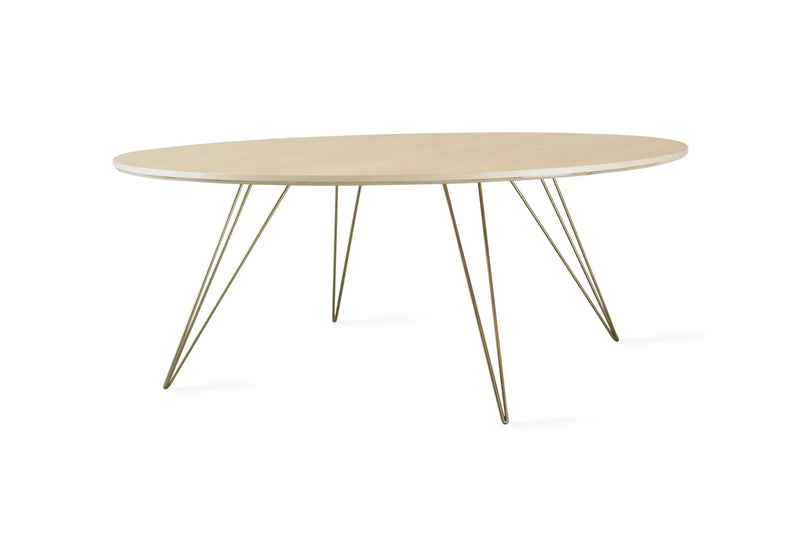 Williams Coffee Table - Large Oval - Tronk - Tables + Desks - Maple - Blood Red - HORNE