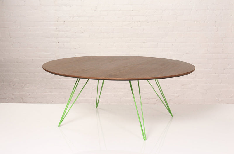 Williams Coffee Table - Large Oval - Tronk - Tables + Desks - Maple - Blood Red - HORNE
