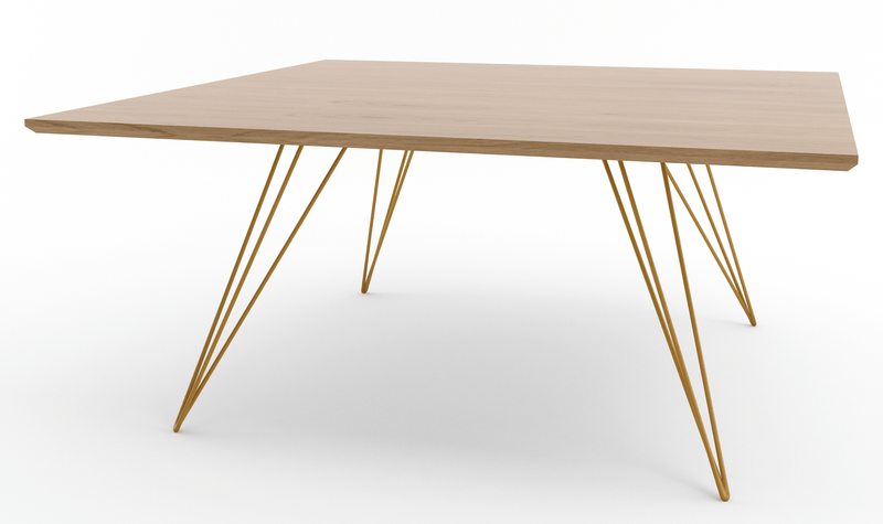 Williams Coffee Table - Large Rectangle - Tronk - Tables + Desks - Maple - Blood Red - HORNE