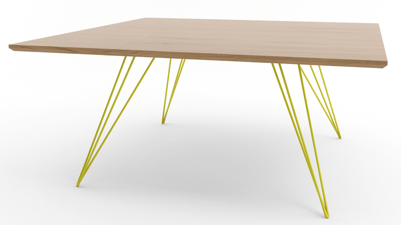 Williams Coffee Table - Large Rectangle - Tronk - Tables + Desks - Maple - Blood Red - HORNE