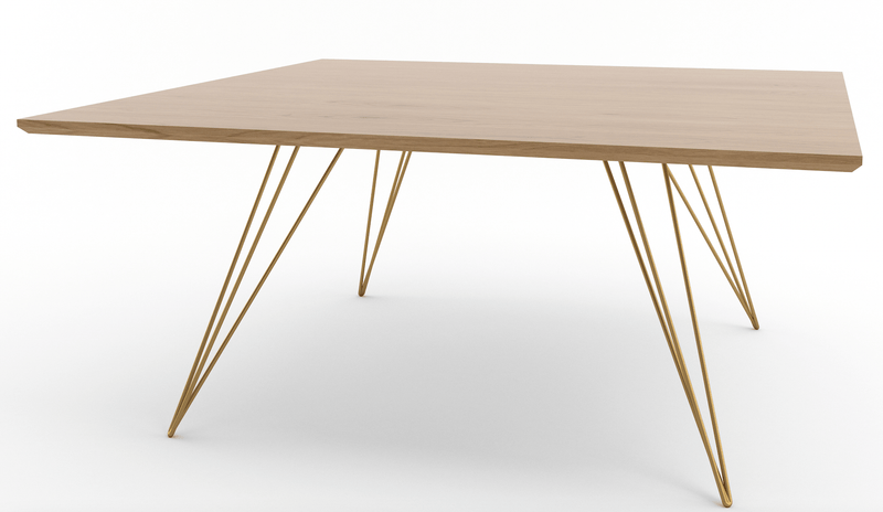Williams Coffee Table - Large Square - Tronk - Tables + Desks - Maple - Gray - HORNE