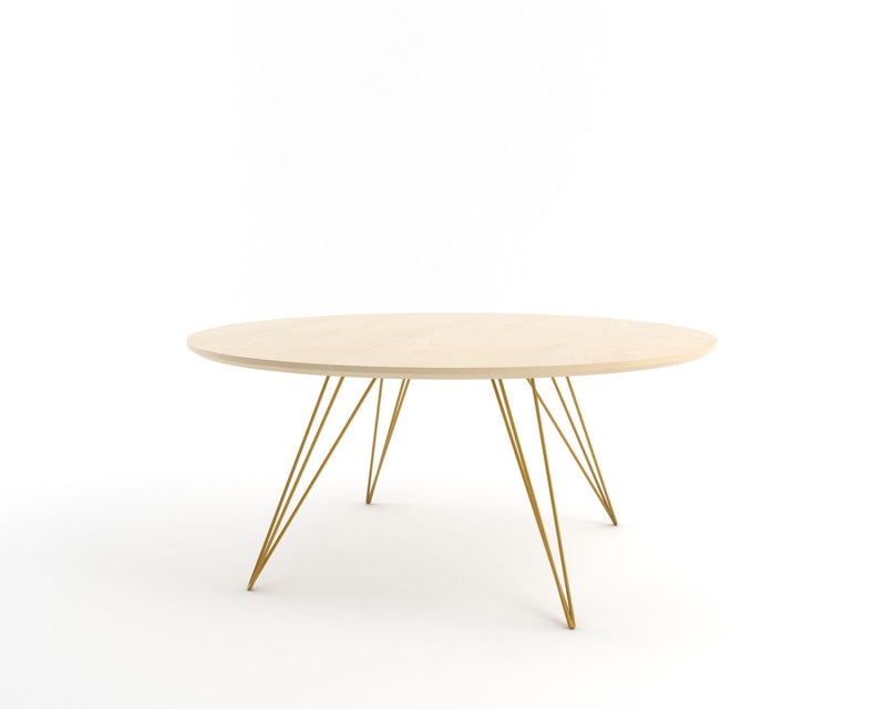 Williams Coffee Table - Small Oval - Tronk - Tables + Desks - Maple - Blood Red - HORNE