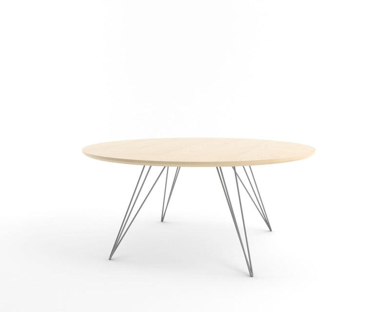 Williams Coffee Table - Small Oval - Tronk - Tables + Desks - Maple - Blood Red - HORNE