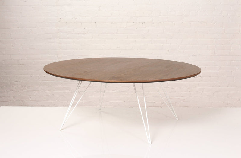 Williams Coffee Table - Small Oval - Tronk - Tables + Desks - Maple - Blood Red - HORNE