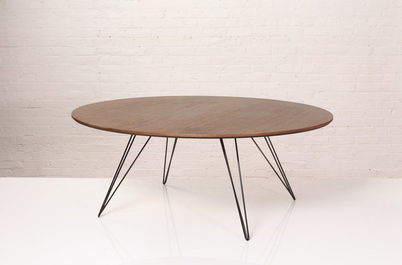 Williams Coffee Table - Small Oval - Tronk - Tables + Desks - Maple - Blood Red - HORNE