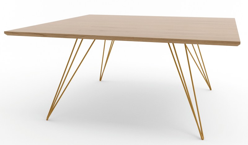 Williams Coffee Table - Small Rectangle - Tronk - Tables + Desks - Maple - Blood Red - HORNE