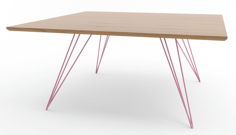 Williams Coffee Table - Small Square - Tronk - Tables + Desks - Maple - Blood Red - HORNE