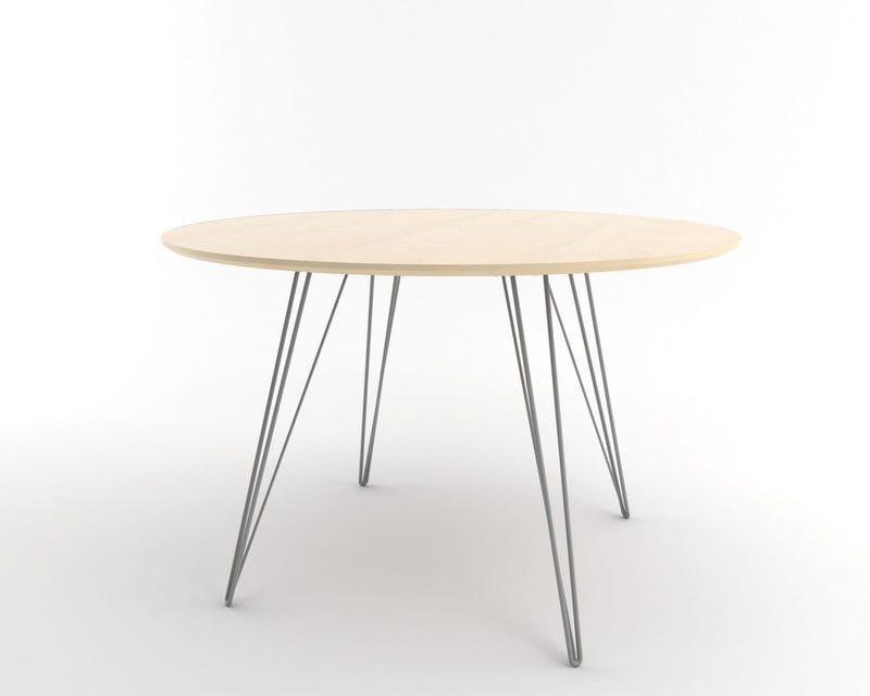 Williams Dining Table - Large Circle - Tronk - Tables + Desks - Maple - Blood Red - HORNE