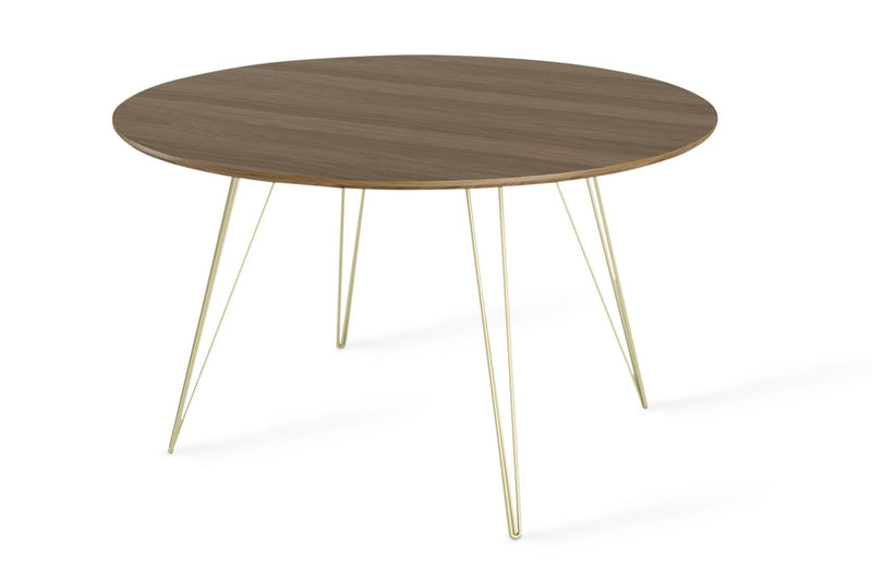 Williams Dining Table - Large Circle - Tronk - Tables + Desks - Maple - Blood Red - HORNE