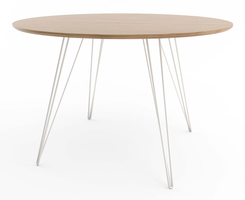 Williams Dining Table - Large Circle - Tronk - Tables + Desks - Maple - Blood Red - HORNE