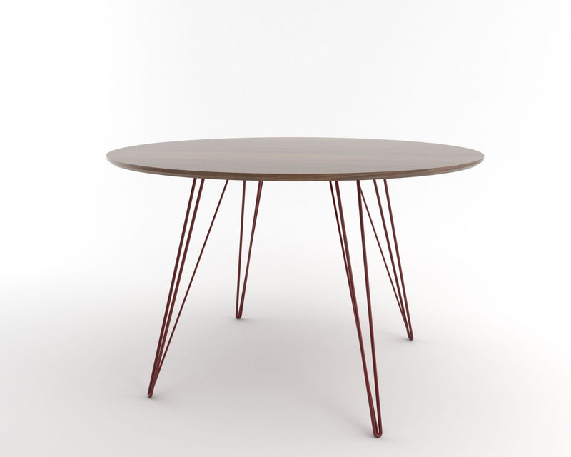 Williams Dining Table - Large Oval - Tronk - Tables + Desks - Maple - Blood Red - HORNE