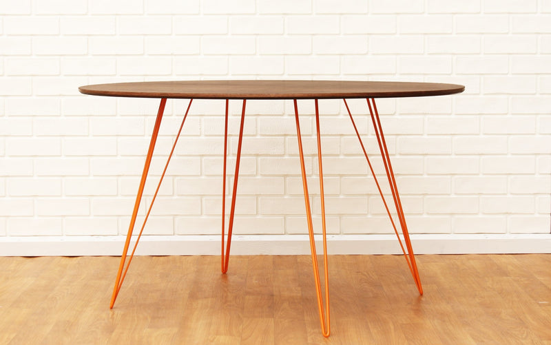 Williams Dining Table - Large Oval - Tronk - Tables + Desks - Maple - Blood Red - HORNE