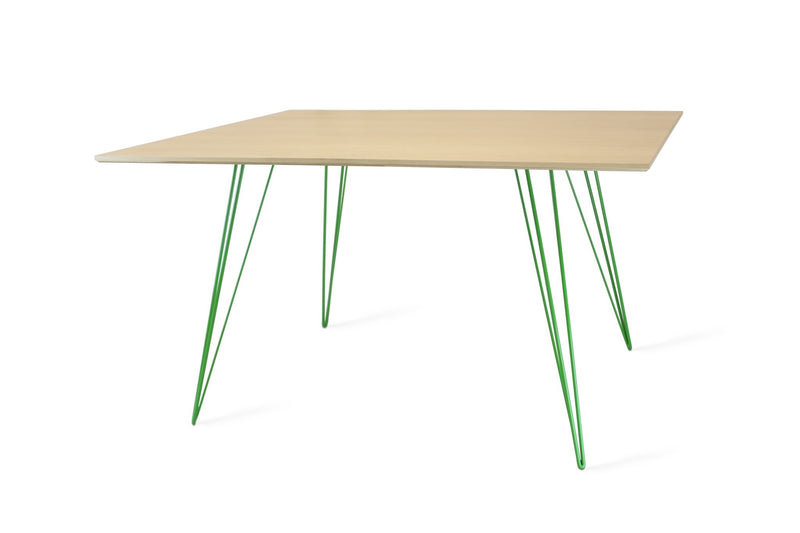 Williams Dining Table - Large Rectangle - Tronk - Tables + Desks - Maple - Blood Red - HORNE