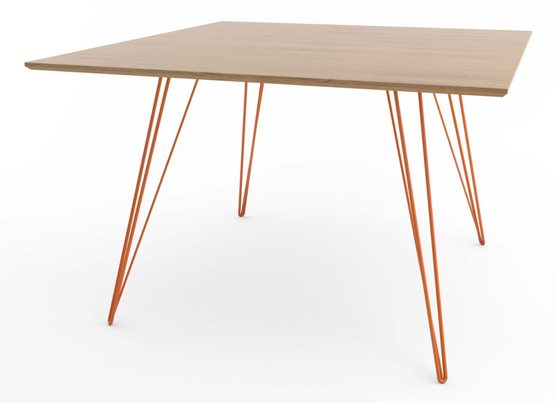 Williams Dining Table - Large Rectangle - Tronk - Tables + Desks - Maple - Blood Red - HORNE