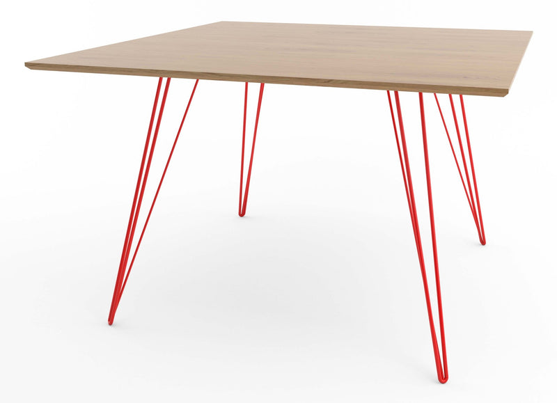 Williams Dining Table - Large Rectangle - Tronk - Tables + Desks - Maple - Blood Red - HORNE