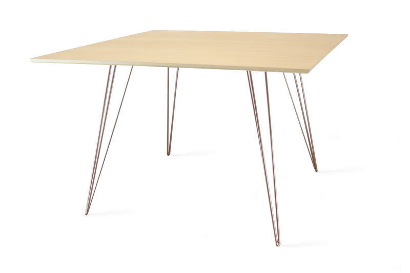 Williams Dining Table - Large Square - Tronk - Tables + Desks - Maple - Blood Red - HORNE