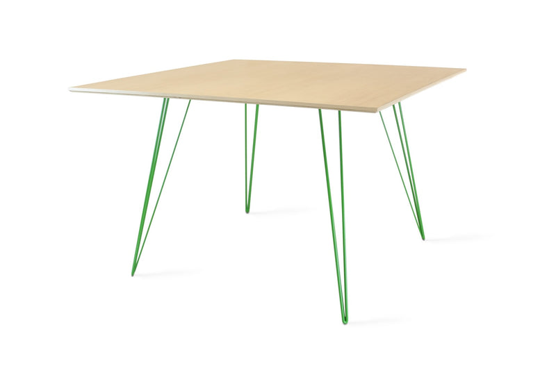 Williams Dining Table - Large Square - Tronk - Tables + Desks - Maple - Blood Red - HORNE